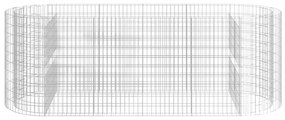 horganyzott vas gabion magaságyás 300x100x100 cm