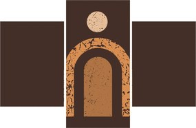 Kép - Narancssárga ívek N⁰3 (90x60 cm)