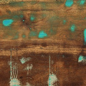 Éjjeli szekrény többszínű 50x27x50 cm fa újrahasznosított