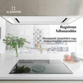 Klarstein Remy, páraelszívó, 90 cm, 620 m³/h, 230 W, 3 fokozat, távirányító