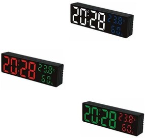 Digitális Falióra Asztali Ébresztőóra Páratartalom Hőmérő ds3818l