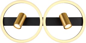 Fali Lámpa Matt fekete MARRIE GLOBO-57033-2