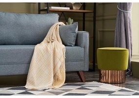 3 személyes kanapé Bella Soft Üçlü Koltuk - Kék