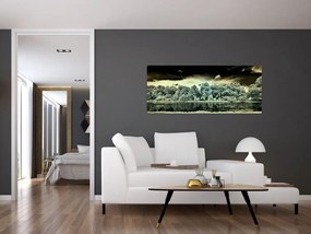 A víz felszínének képe (120x50 cm)