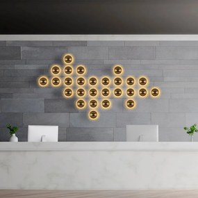 Bronzszínű fali lámpa ø 20 cm Fungal – Opviq lights