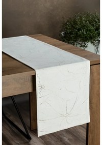 Blink18 bársony asztali futó Fehér 35x140 cm