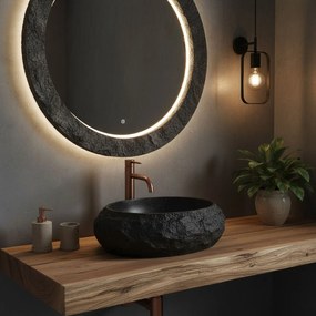 Rea Mika, pultra szerelhető mosdó 480x380x155 mm, kőutánzat, REA-U4333
