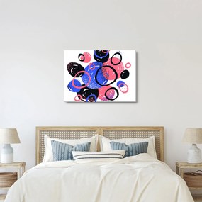 Kép - Motívum élénk színű körökkel (70x50 cm)