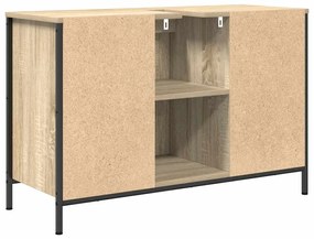 sonoma tölgy mosdószekrény fiókokkal 90x34,5x60 cm