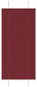 pliszírozott redőny Bordeaux piros 60x150 cm Szövetszélesség