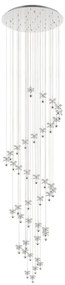 Eglo 39545 - LED Dimmelhető kristálycsillár zsinóron PIANOPOLI 40xLED/1,8W/230