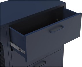 Sötétkék komód 140x90 cm Diora – Marckeric