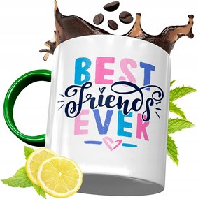 Zöld Bögre Barátnak Születésnapi Ajándék Nyomtatott Fotóval