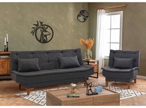 Ülőgarnitúra 3+1 Santiago (antracit). 1072703