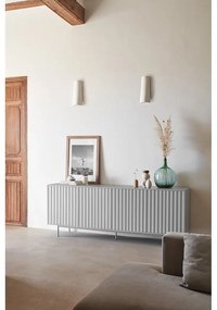Szürke alacsony komód 211x80 cm Sierra – Teulat
