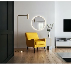 Baltica Design - LED tükör háttérvilágítású BRIGHT 15W/230V 4500K átm. 80 cm IP65 arany