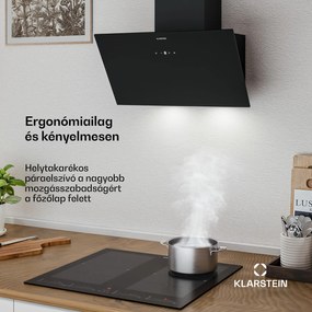 Klarstein Laurel ferde páraelszívó | elszívó és keringtető üzemmód | biztonsági üveg | 417m³/h | 60cm
