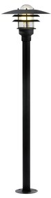 NORDLUX Lønstrup 32 kültéri állólámpa, fekete, E27, max. 60W, 32cm átmérő, 71428003