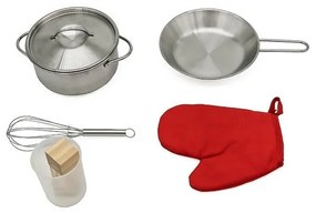 ProCart® gyerek fakonyha, kivilágított, hanghatások, 4 tartozékkal, vintage kivitelben, 66x97.5x30 cm, fehér