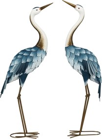 Outsunny 2 részes Kerti Szobor Ló – 72,5/74 cm Kerti Figura, Időjárásálló Kültéri Dísz, Szobor, Kerti Dekor Választék Balkonnak, Terasznak | Aosom