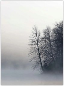 Poszterek 100x135 Ködös erdő Tél