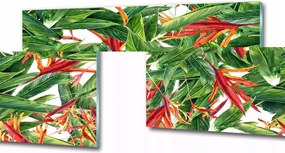 Fotó akril fali kép Virágos minta