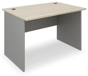 SimpleOffice asztal 120 x 80 cm, világos tölgy / szürke