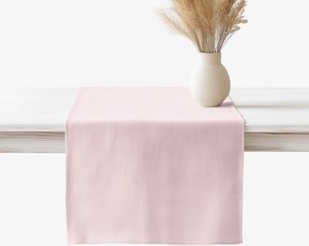 Goldea lenvászon keverék asztali futó - púderrózsaszín 50x160 cm