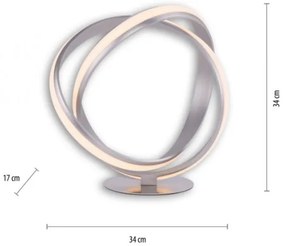 Paul Neuhaus 4531-55 - LED Dimmelhető asztali lámpa MELINDA LED/18W/230V króm