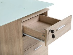 Íróasztal Mevido (fehér). 1009762