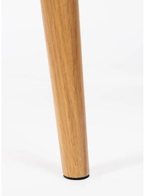 Natúr színű üveg kerek dohányzóasztal ø 70 cm Haru – White Label