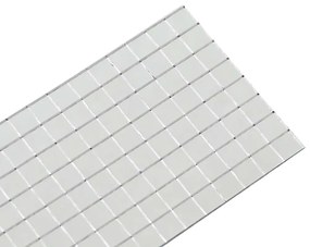 Tükör Mozaik Csempe Geometrikus 3 pcs Ezüst 100 x 4 cm Üveg