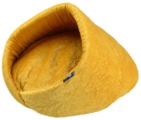 Mustársárga bújó macskáknak ø 50 cm – Love Story