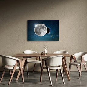 Kép - Föld holdfogyatkozásban (90x60 cm)