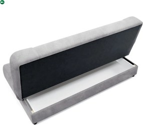 Wersalka Rozkładana PIANO Szara Sztruksowa