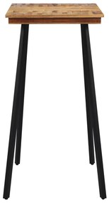 Tömör tíkfa bárasztal 110 x 55 x 105 cm