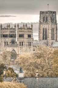 Poszter 20x30cm Kilátás a Durham-i székesegyházra és iskolára, Assaf Frank