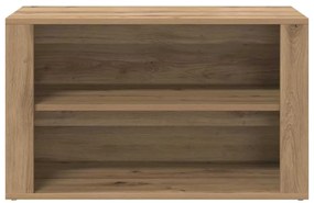 Cipőtartó polcokkal kézműves tölgy 75 x 35 x 45 cm Faanyag
