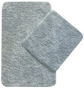 Fürdőszobaszőnyeg Szett (2 db) Cotton Basic - Szürke