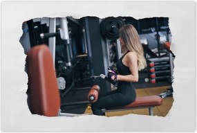 Poszterek 120x80 Edzőterem Edzés Teljesítmény