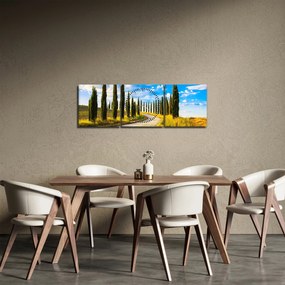 Kép - Táj (órával) (90x30 cm)