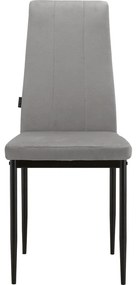 Szürke bársony étkezőszék szett 2 db-os Kelly – Støraa