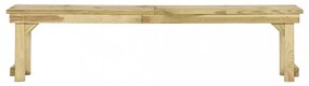 impregnált fenyőfa kerti pad 180 cm