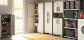 Keter Zárható műanyag szekrény Excellence High 4 állítható polccal