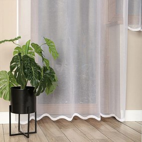 Elza Jacquard készfüggöny 140x230cm, fehér szín