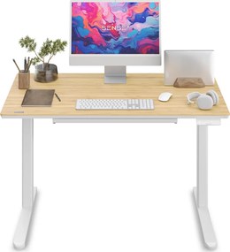 Newai állítható magasságú elektromos íróasztal, 120x60cm, bézs