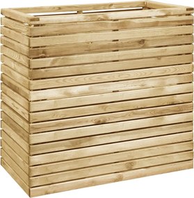 vidaXL impregnált fenyőfa magaságyás 100 x 50 x 100 cm