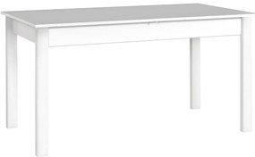 Széthúzható étkezőasztal 140 cm Deasal 80 x 140/180 II (fehér) (6-8 fő részére). 1105349