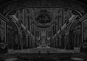 Fotótapéta - Nagyterem, Versailles-i csarnok (152,5x104 cm)