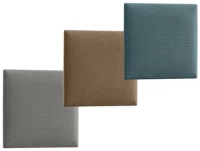 Kárpitozott fali panel QUADRATTA 40x40 cm - több színben Termék színe: Világosszürke